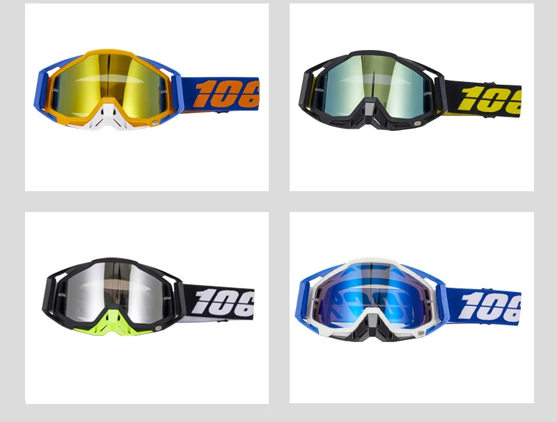 Hochleistungsfähige Motocross-Brille Sonnenbrille Fahrradbrille Herrenbrille Motorradbrille Motocross-Rennbrille – Detail 6