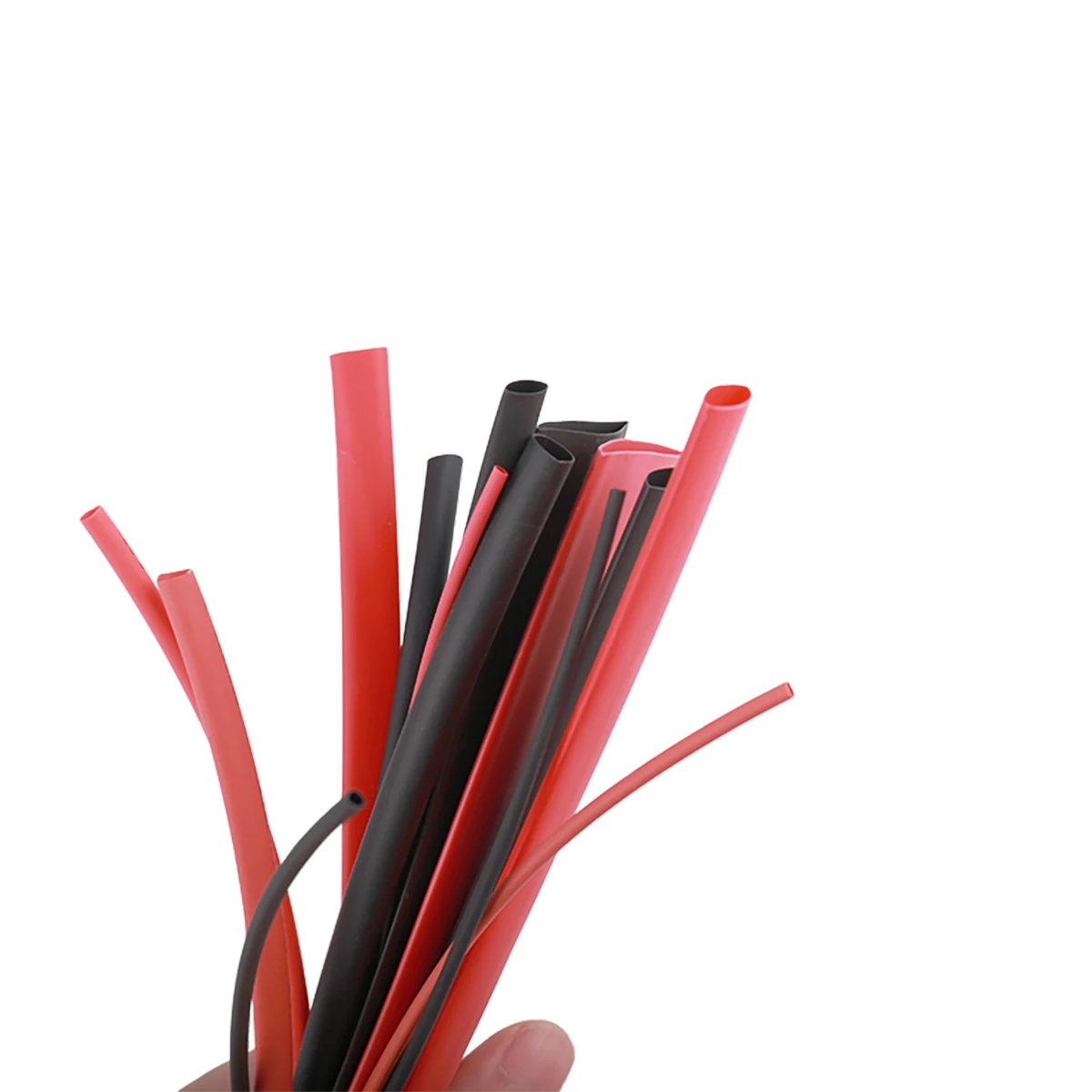 1m 10PCS CZ Heat Shrink Tube Red/Black 1/1.5/3/4/5/8/20mm Silicon Wire Heated Tube Shrinkable RC Parts DIY