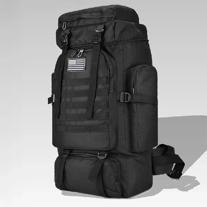 

High Capacity Tactical Mountaineering Backpack 80L/100L Outdoor Climbing Camping Travel Gear