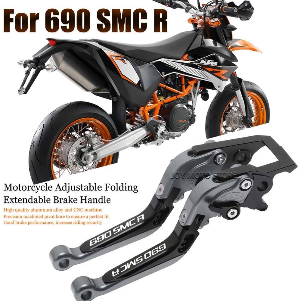 

For 690SMC R 690smc r 690 smc r 2019 Motorcycle Accessories CNC Brake Clutch Levers Adjustable Extendable Handlebar Grips