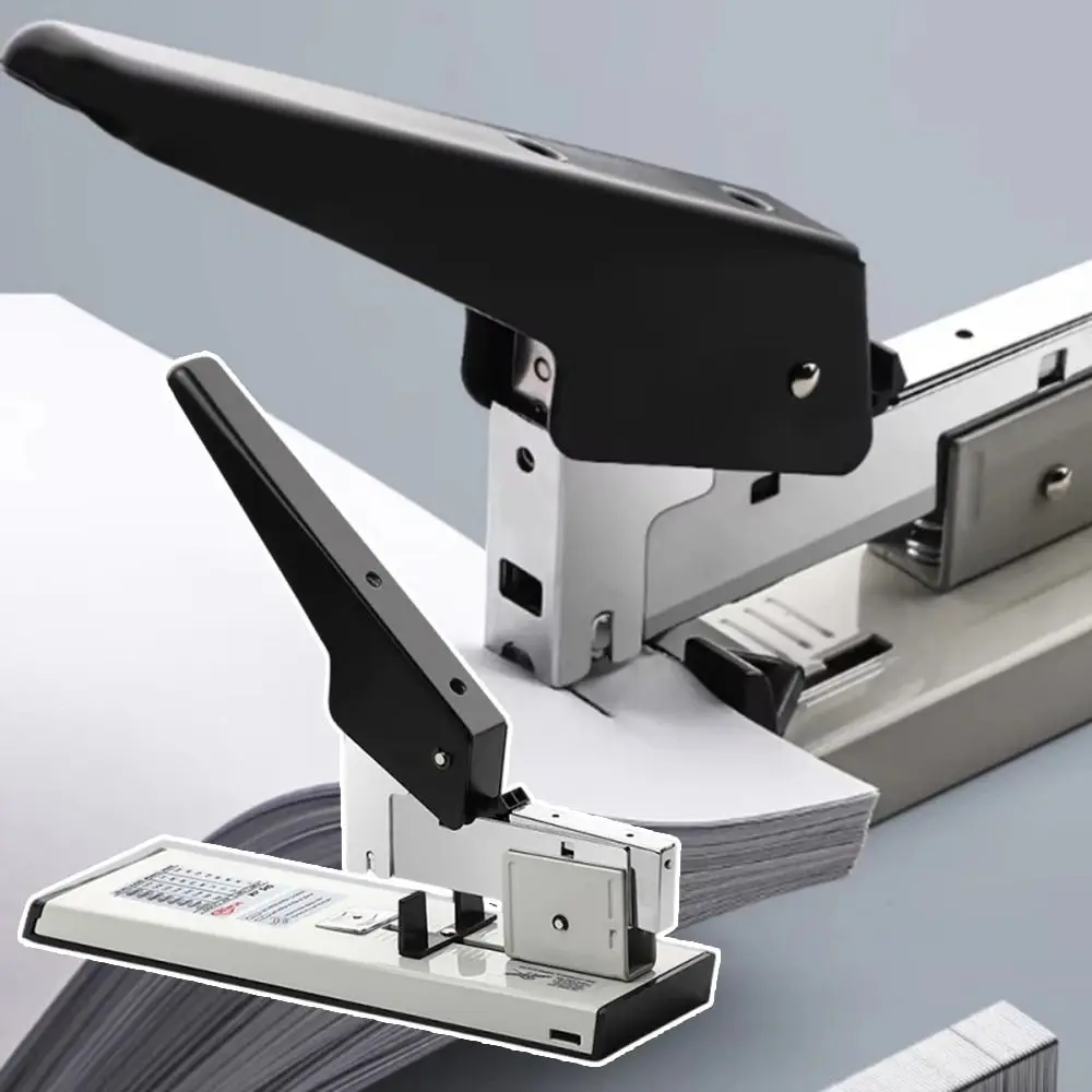 Labor-Saving Heavy Duty Stapler Up To 210 Pages Multifunction Paper Binding Stapler Large Capacity Simple Desktop Stapler