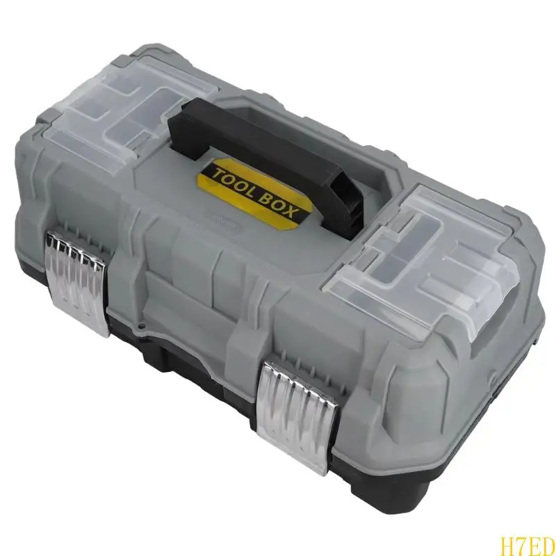 

H7ED Protective Carrying Case Hard Shell Tool Box 3 Layer for Outdoor and Workplace