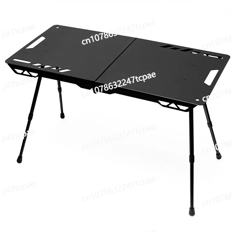 

Aluminum Alloy Portable Folding Table, Ultra-Light, Camping, Tactical, Small, IGT, Outdoor