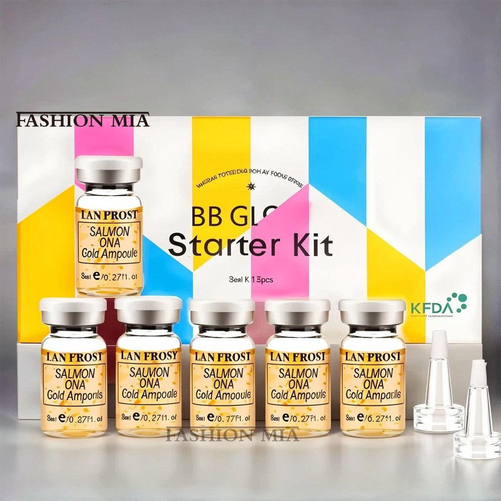 Korea 8ml Salmon DNA Beginner Skin Booster Serum Kit Facial Whitening Moisturizing Men Women Skin Care