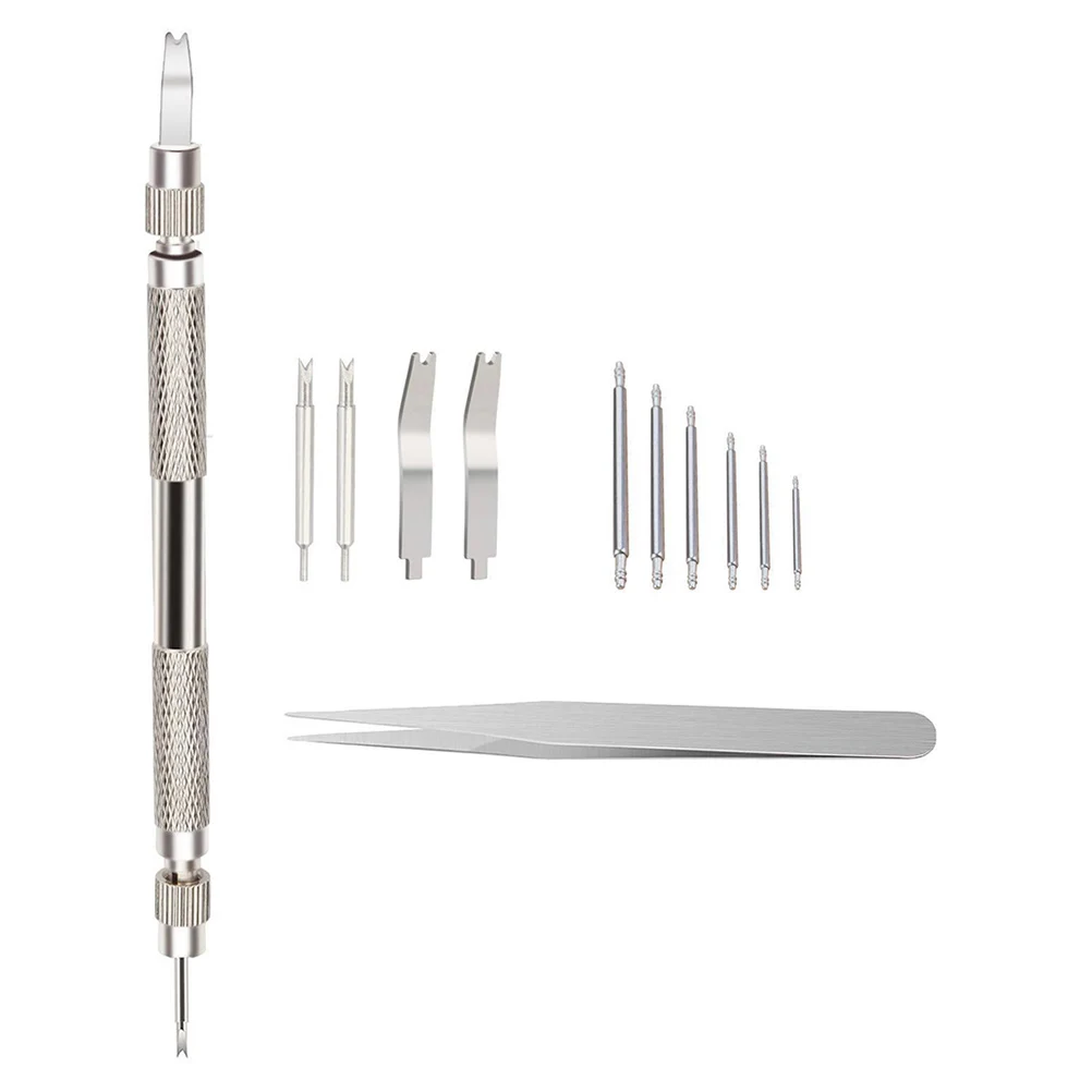 

114 Pcs Repair Tool Set Watch Band Link Removing Strap Watchmaker Kit Pin Remover