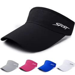 Large Brim Empty Top Sun Hats Women Men Summer UV Protection Quick-Drying Baseball Hat Outdoor Sports Running Tennis Golf Visors