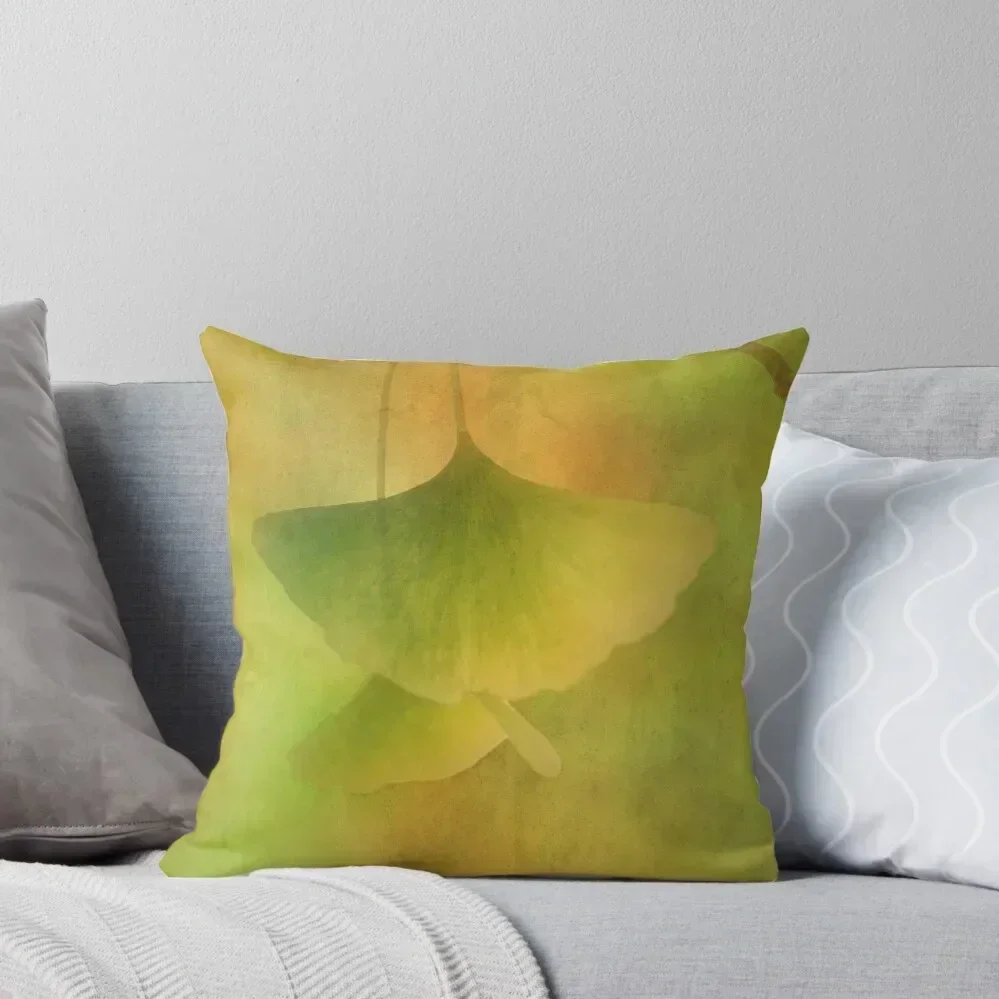 Gingko Love Throw Pillow Throw Pillow Covers covers for pillows christmas pillowcases pillow