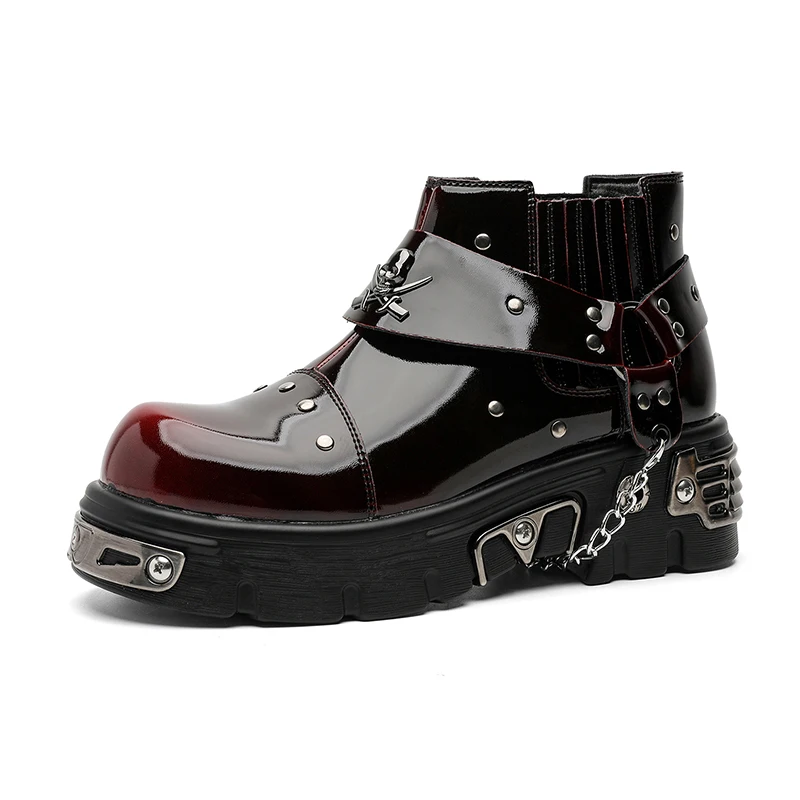 

Winter Classic Men Thick-soled Chelsea Boots Casual Versatile Fashionable Busines Brand Boots Social Boots Sizes 38-46 Men Boots