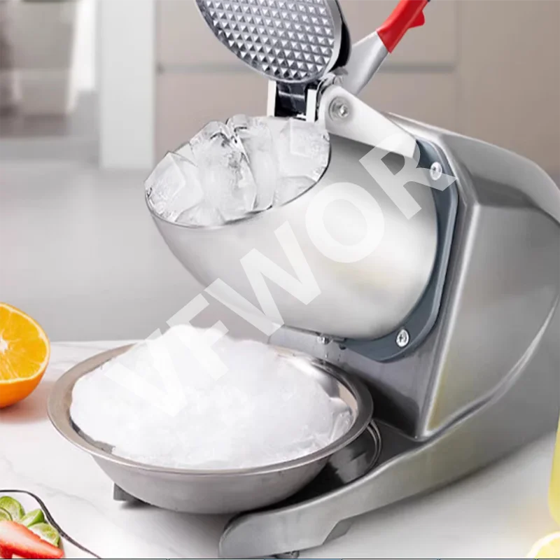 High Efficiency Electric Ice Shaver Machine Commercial Automatic Snow Ice Shaver