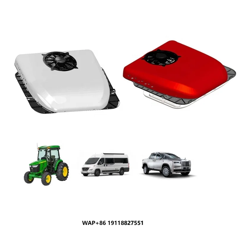 2600 واط 12 فولت السيارات RV على السطح مكيف الهواء الكهربائية وقوف السيارات تكييف الهواء 24 فولت ل شاحنة التخييم متنقل #1