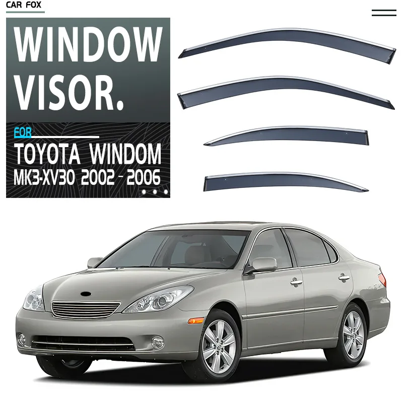 

Для Toyota Windom 2002-2006: Дефлекторы окон, козырьки от дождя и солнца, аксессуары для автомобиля