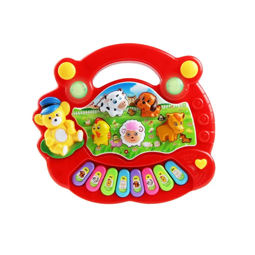 

Baby Kids Musical Piano Toys Animal Farm Music Piano Educational Toys Instrument Development For Children Birthday Gift