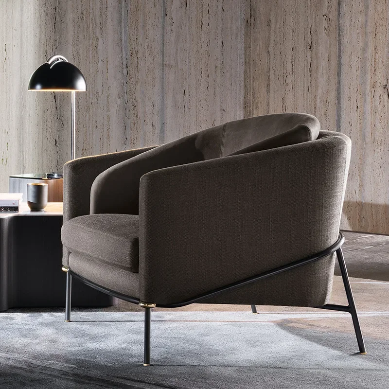 Single Reception Chair - Nordic Leisure Style, Suitable for Hotels, Restaurants, Studies & Apartments, Sofa Chair Design
