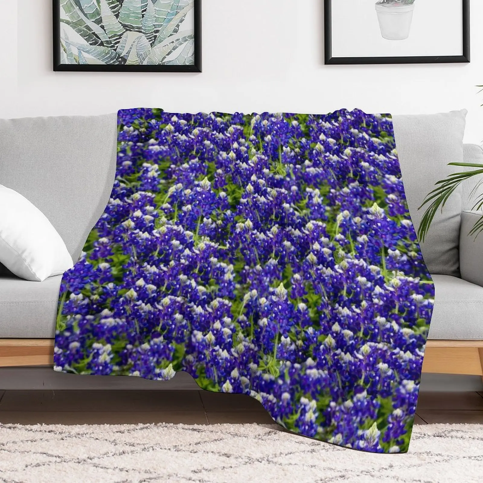 Texas Bluebonnets Throw Blanket Weighted Thin Luxury St Blankets