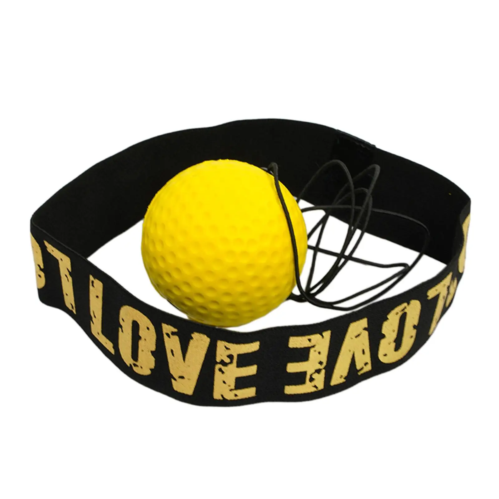 MMA Reaction Reflex Ball Headband Adjustable Fit Easy Setup Exercise Set for Home Gym Activity