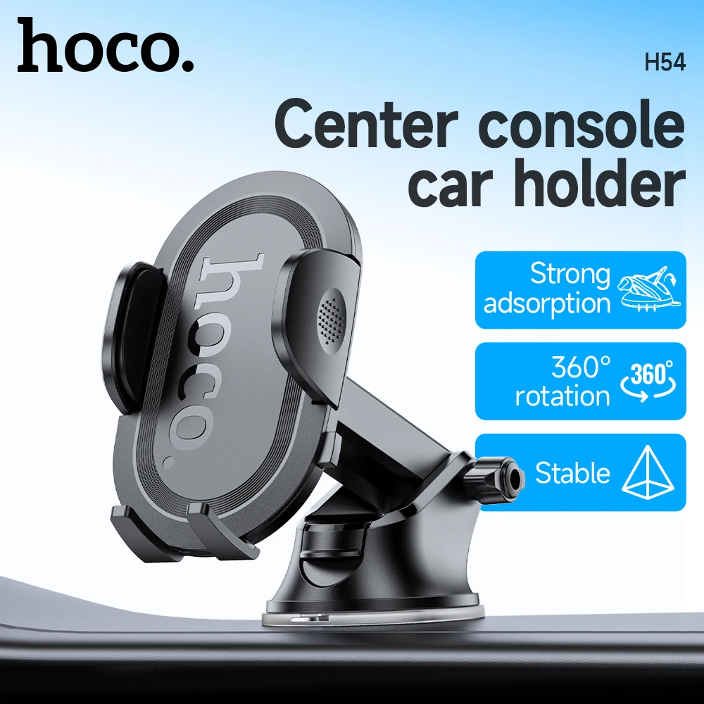 HOCO Car Phone Holder For iPhone 16 15 14 13 12 11 Pro Air outlet center console Phone Mount Holder Car Phone Stand