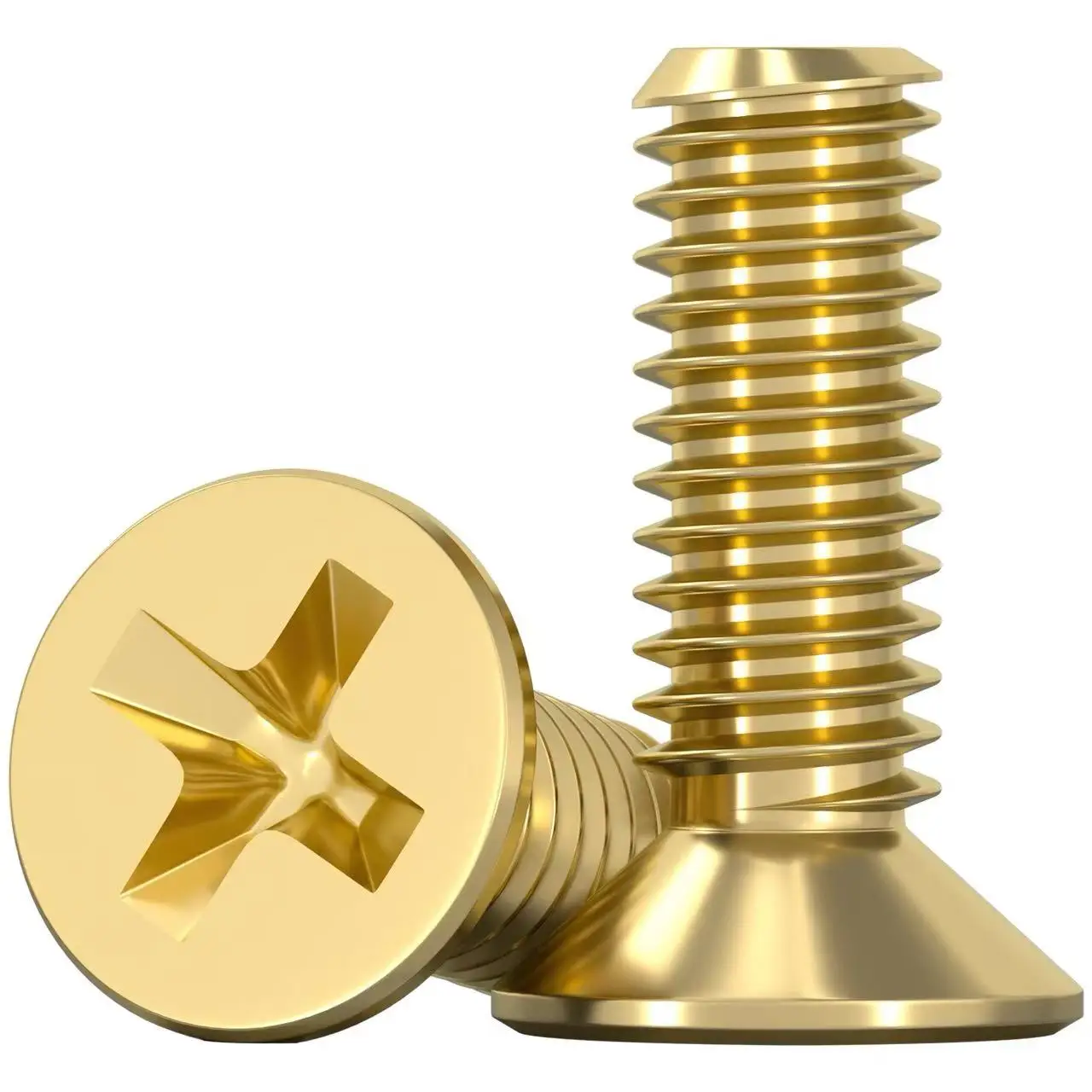 Gb819 Brass Phillips Countersunk Screws Flat Machine Screw
