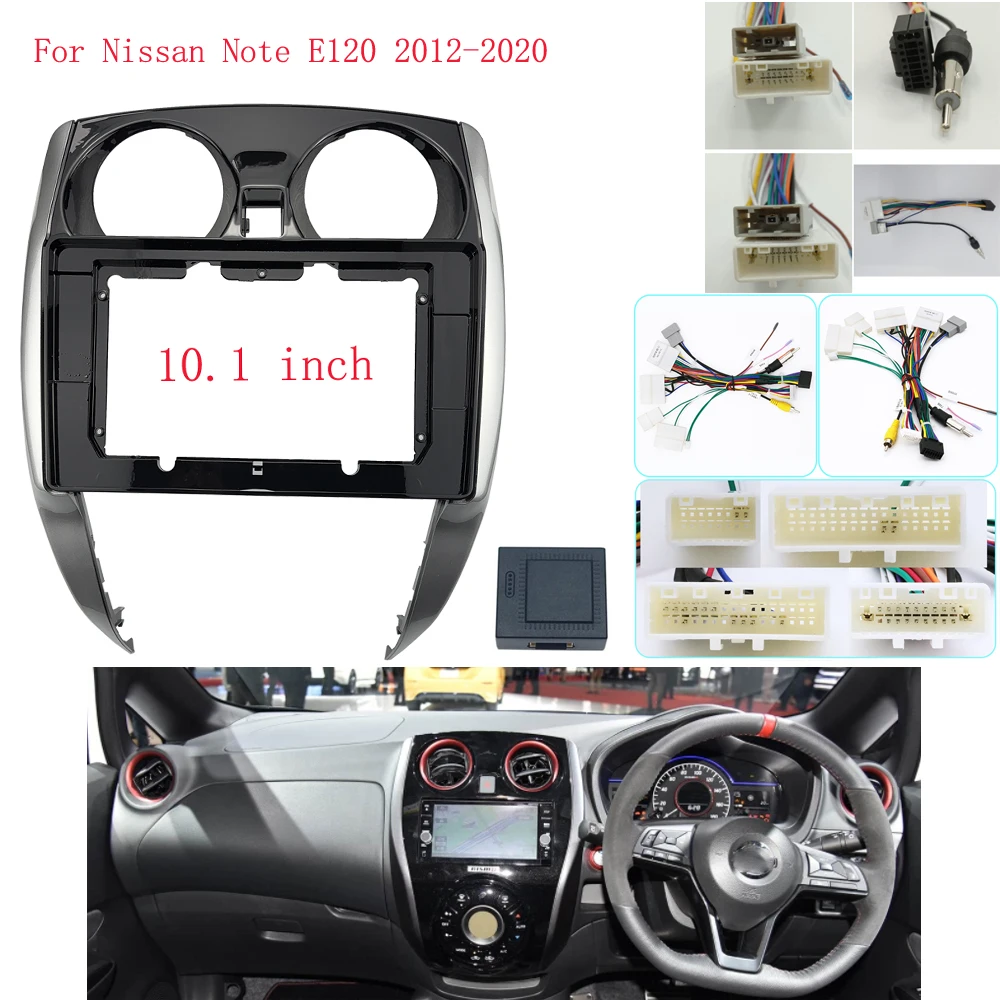 

Автомобильный Android-радио стереоплеер, рамка, лицевая панель для Nissan Note E120 2012-2020, панельный шнур питания, жгут проводов Canbus