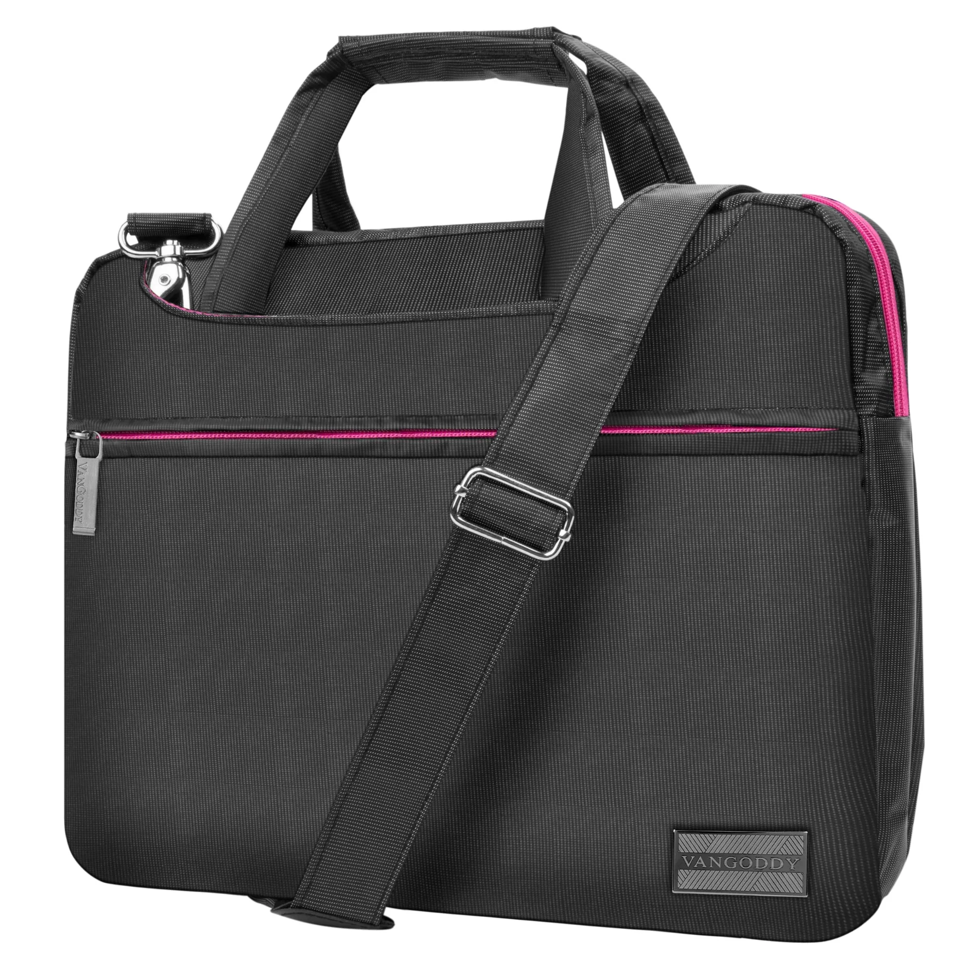 Briefcase Style Padded Nylon Case For Apple MacBook Pro 13 " / Air 13" With Hideaway Handles, And Padded Exterior, And Removable