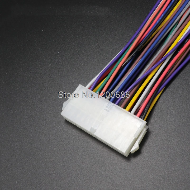 24PIN 18AWG 30CM 5559 Mini-Fit Jr. 5559 4.2 2x12pin 39012241 24 pin Molex4.2 2*12pin 24p wire harness