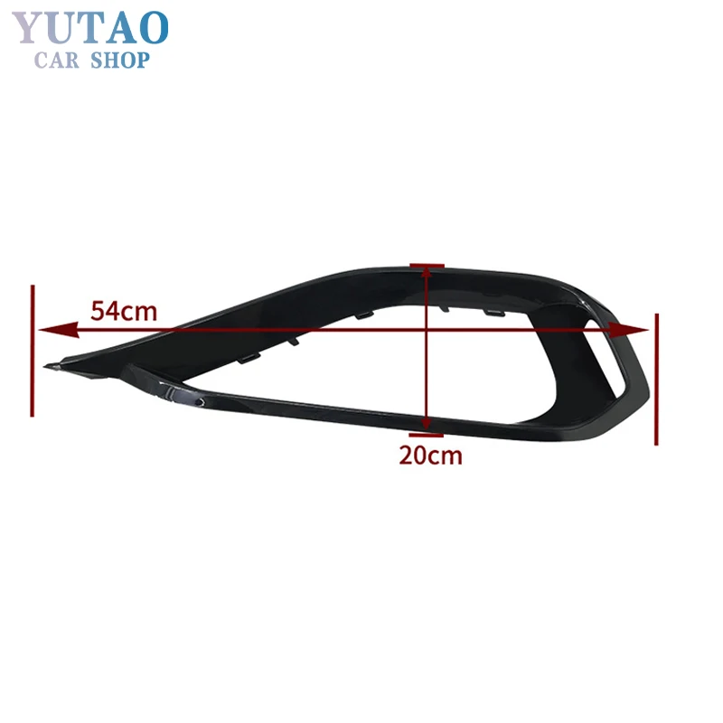 

Car Front Fog Light Trim Cover Frame Bumper Trim 51117294839 51117294840 For BMW F32 F33 428I 430I 435I 440I Accessories