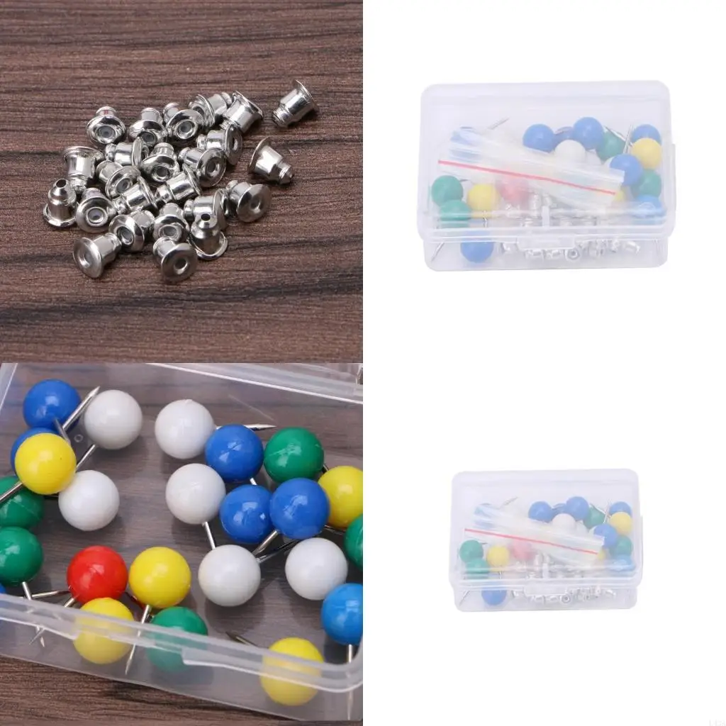 L43A 25Pcs Patchwork Pin Pearl for Head Pins DIY Craft Quilting Tool Sewing Accessori