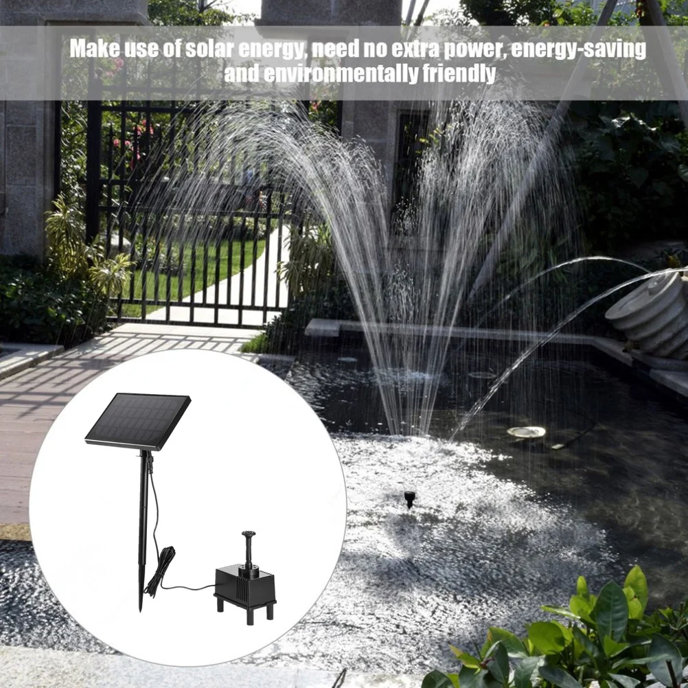 

Solar Water Pump 220L/H Brushless Submersible For Aquarium Fishpond Fountain Bonsai Cooling System Water Pump 6-12V