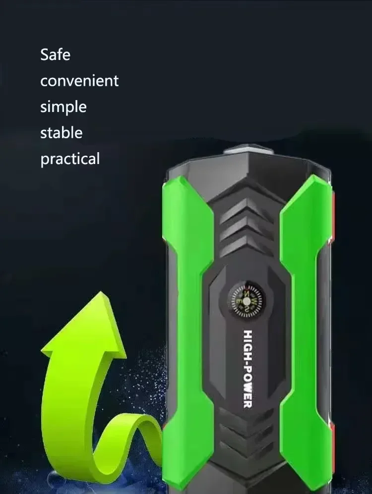 Car Emergency Starting Power Supply, Large Capacity 12V 98000mAh Mobile Power Bank, Power on Standby Battery for Train Ignition