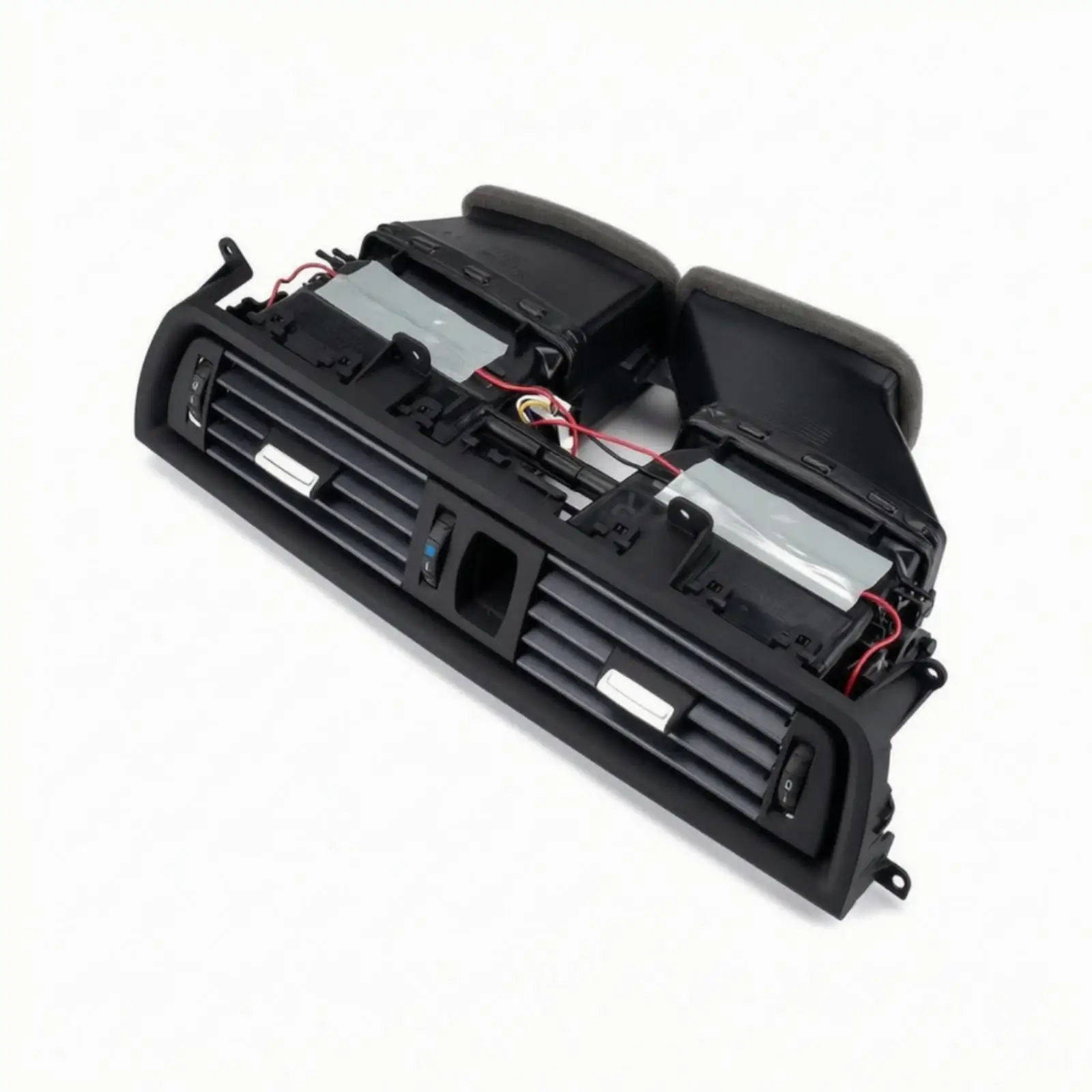 Dashboard Vent Assembly Replacement for 5th Gen German Sedan Car AC Outlet with Electronic Parts Silver Accent