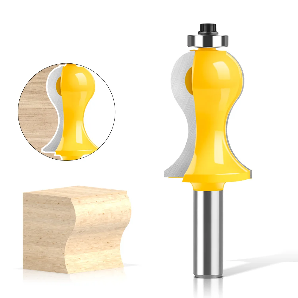 

1 шт., 12 мм, фреза с хвостовиком, резьба по дереву, бутылка для резьбы по дереву, перила, фреза для лестницы, деревообрабатывающий резак для резьбы по дереву, резак для двери