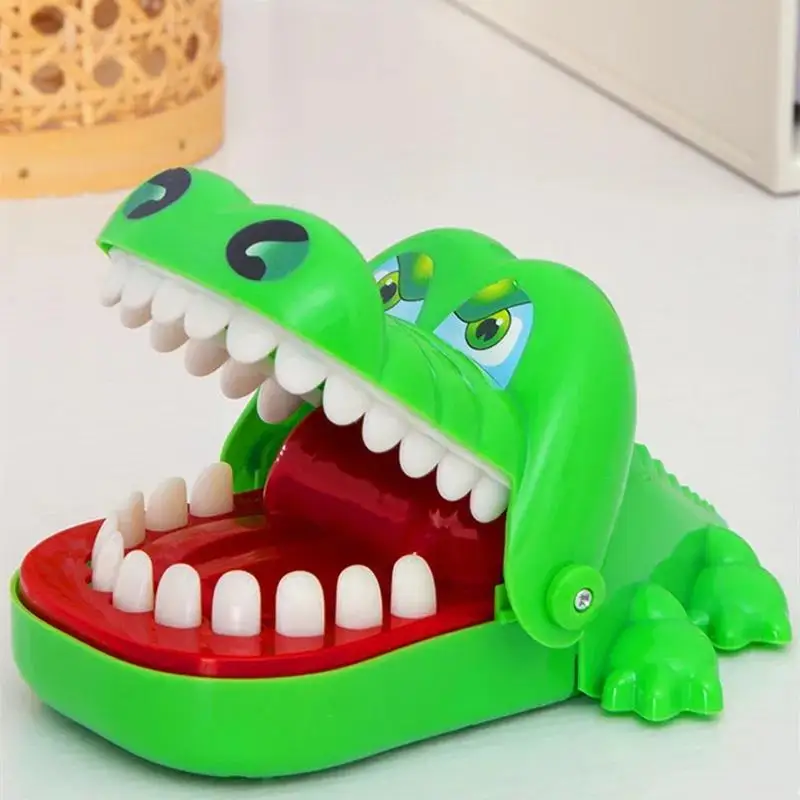 

Crocodile Teeth Toys Alligator Biting Finger Dentist Classic Family Games Party Pranks Children's Lucky Game Decompression Toy