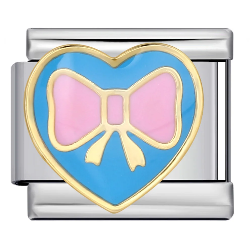 Love Elements Y2K Bunte Italienische Charm-Perlen Passend für 9mm Edelstahl-Armbänder DIY Schmuckherstellung Perlen zum Valentinstag – Detail 4