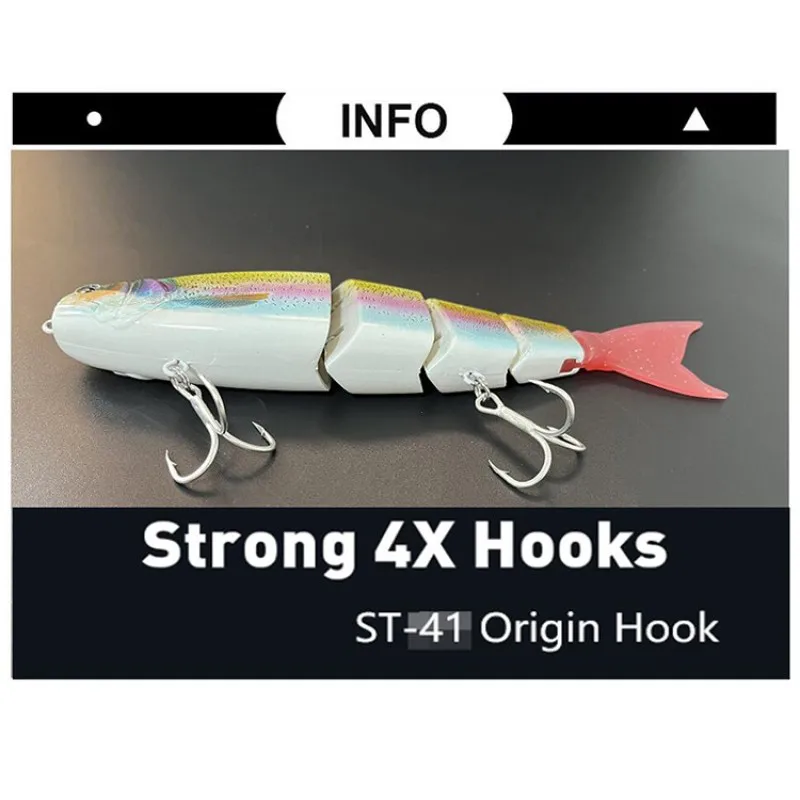 230mm 105g Angelköder 2026 Schwimmköder 180mm 50g Gelenkiger Riesen-Hardbait für Großfische Bass Hecht Köder Madness Balam 230 Köder – Detail 4