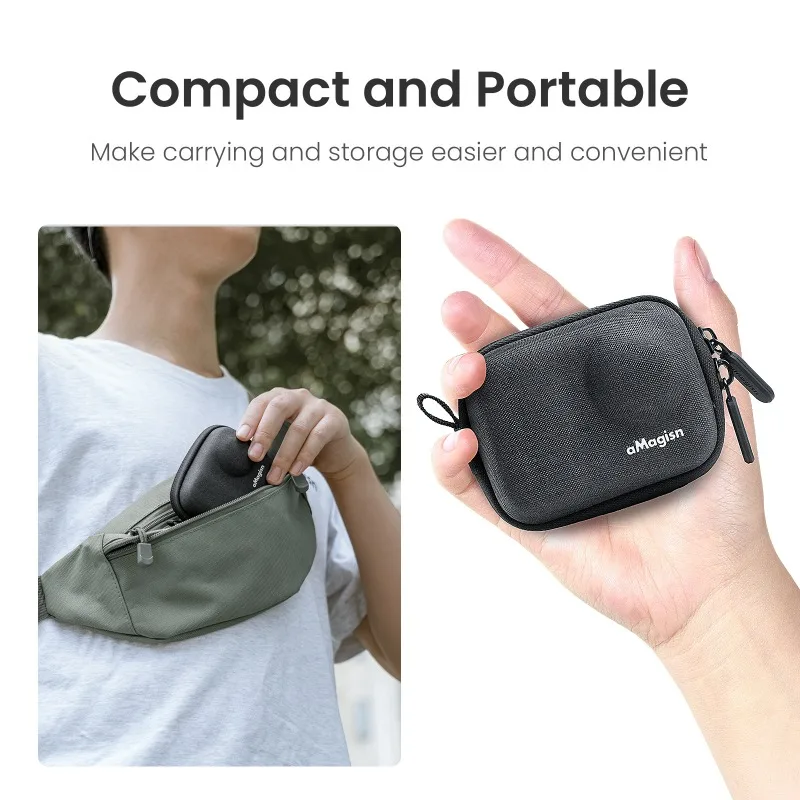 منظم الجسم aMagisn لـ Insta360 GO Ultra مقاوم للخدش ومقاوم للتآكل ومقاوم للماء ملحقات حماية محمولة