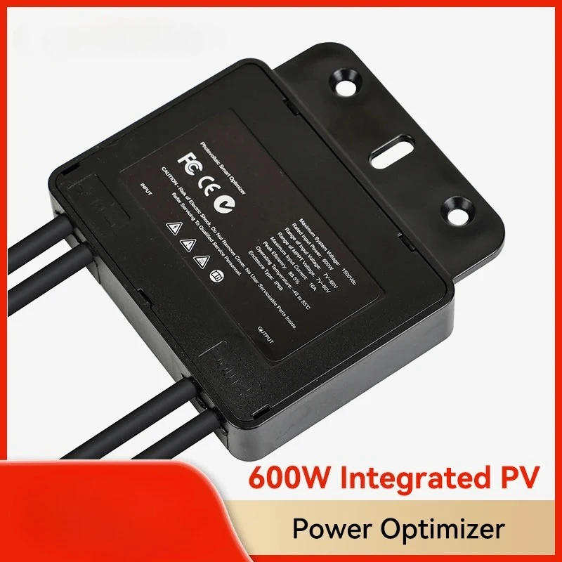 

Солнечный фотоэлектрический оптимизатор мощности 600 Вт 7-60 В Входной внешний оптимизатор для системы питания солнечных панелей Оптимазационное ограничение напряжения