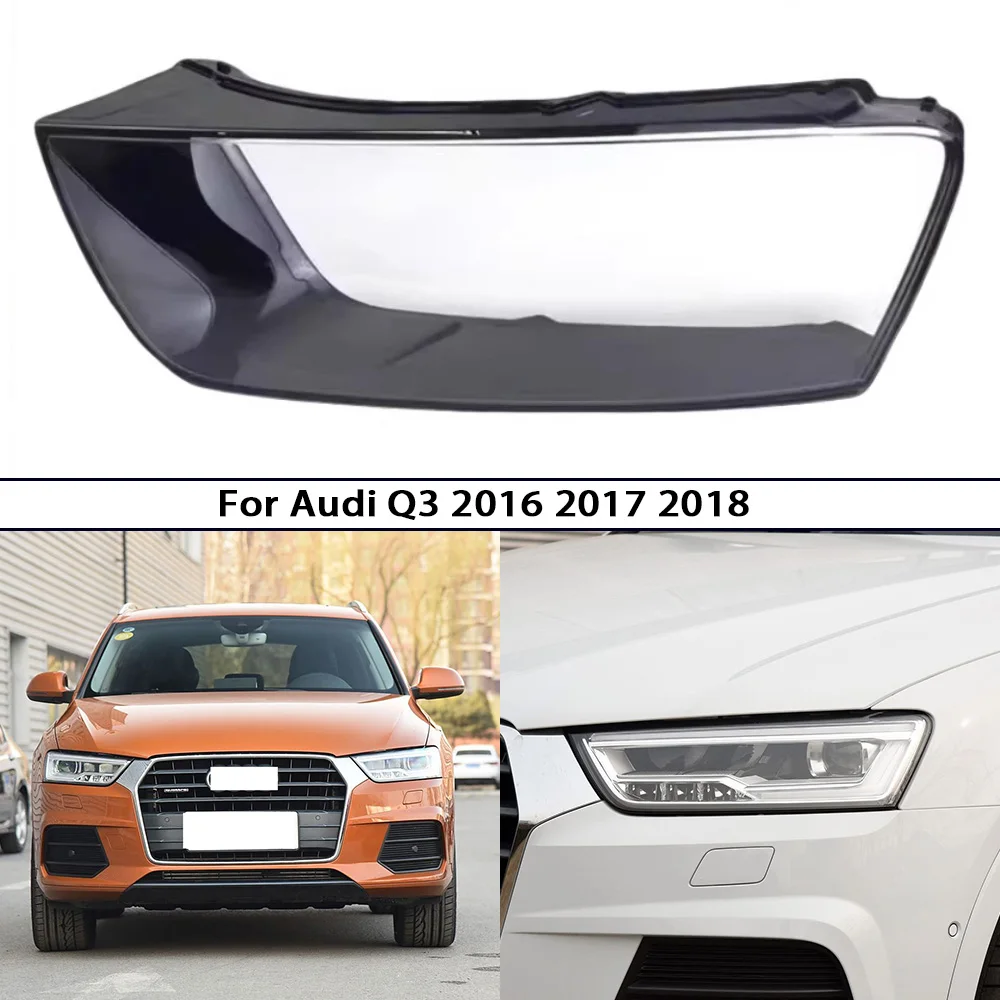 

Transparent Lamp Shade Lens Headlamp Shell For Audi Q3 2016 2017 2018 Headlight Plastic Cover