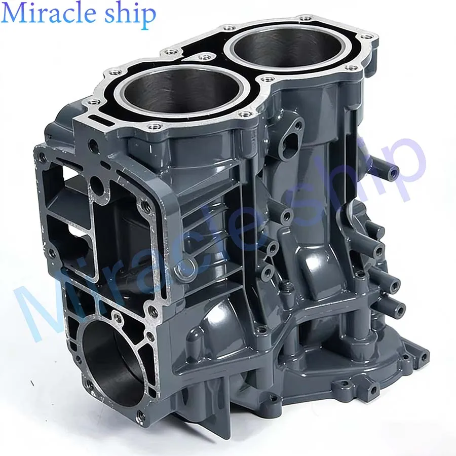 69P-15100 69P-15100-00-1S Full Set Crank Case with Sleeve For Yamaha 25HP 30HP Outboard Engine 61N 69P Model 61N-15100 69P15100