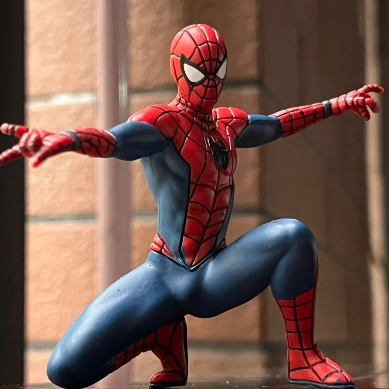 

Marvel Spider-Man Mini Action Figure Desktop Decor Computer Topper Cup Hanger Entryway Decor Collectible Figurine For Collectors