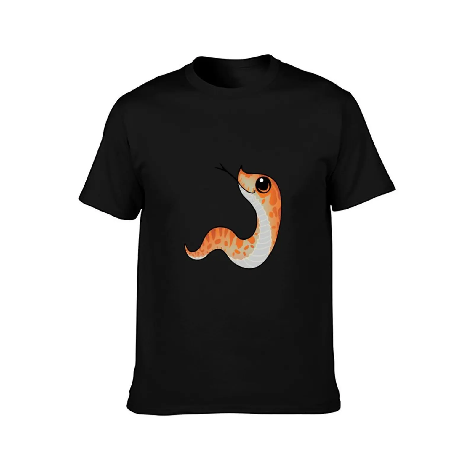 Albino hoggie T-Shirt Vintage Print Crew Neck Tee T-Shirt