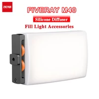 Difusor de luz de silicona ZHIYUN EX1H15, difusor para FIVERAY M40, luz Led de relleno, accesorios de Control de luz para fotografía