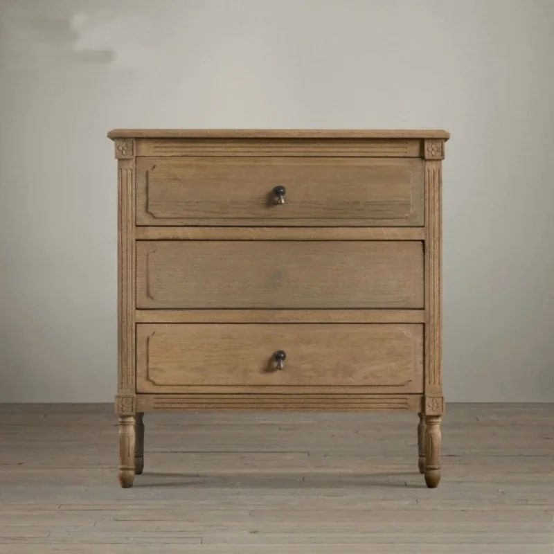 Muebles americanos de madera maciza de roble retro antiguo 1,5*1,8 metros cama doble cama individual para niños