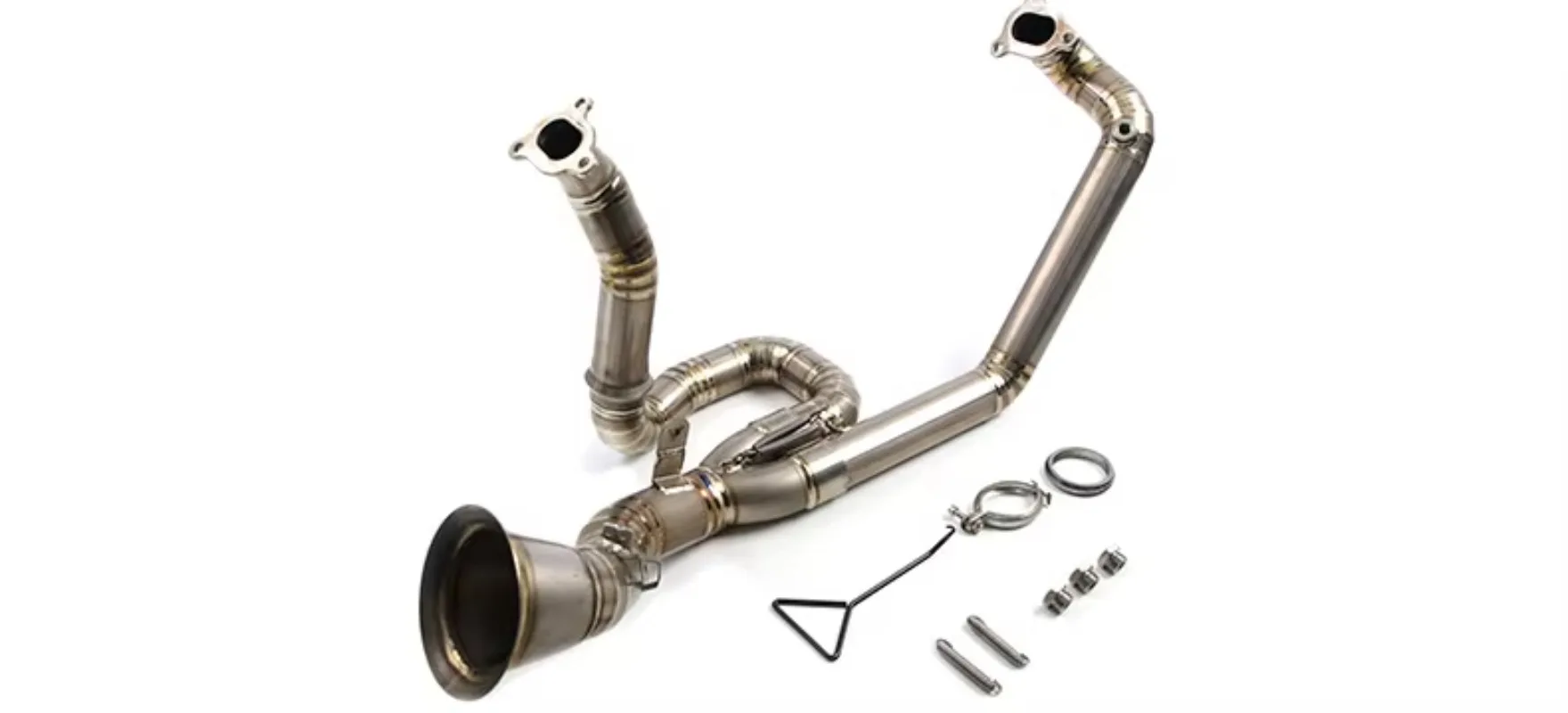 

Motorcycle Exhaust System Muffler for 1290 ADV Modified Middle Exhaust Pipe Motorcycle Titanium Alloy Exhaust Pipe