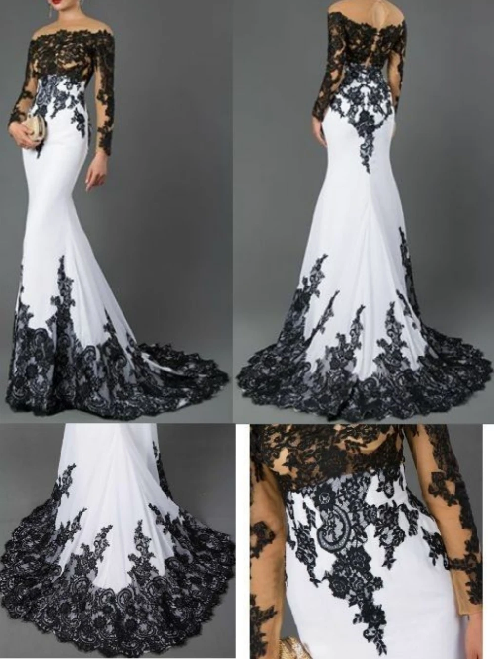 Robe de Soirée Élégante en Dentelle, Tenue de Bal Personnalisée, pour Occasions Formelles, 2025