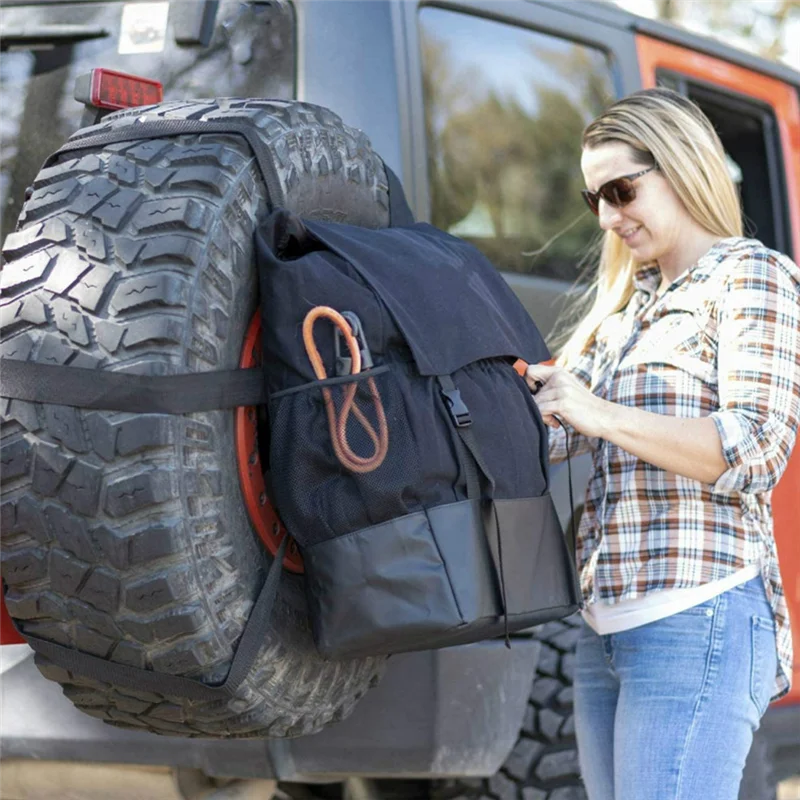 

Spare Tire Storage Trash Bag Spare Tire Trash Bag For Trucks, Campers,Off-Road Vehicles,Trailers 24X17X 8Inch
