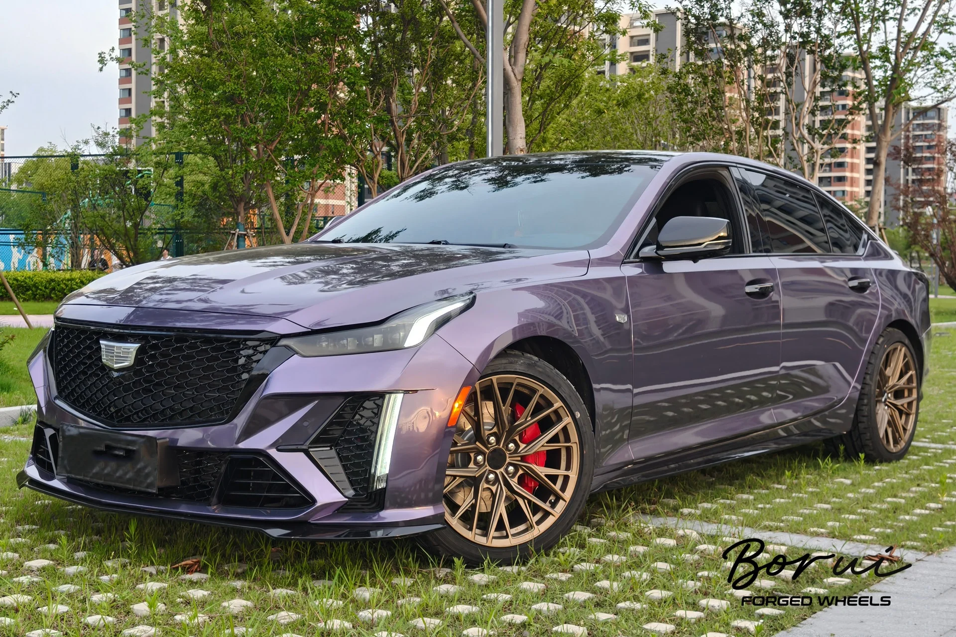 Borui Forged Alloy Wheels 18 19 20 Inch 5x112 5x114.3 5x120 Custom Monoblock Car Wheelss For Audi Benz Tesla Lexus Cadillac