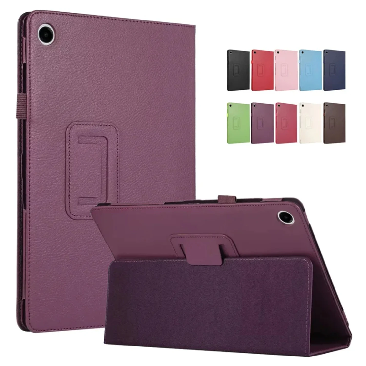 Enhance your overall experience with this stylish, protective, slim PU leather folding stand flip cover for 11