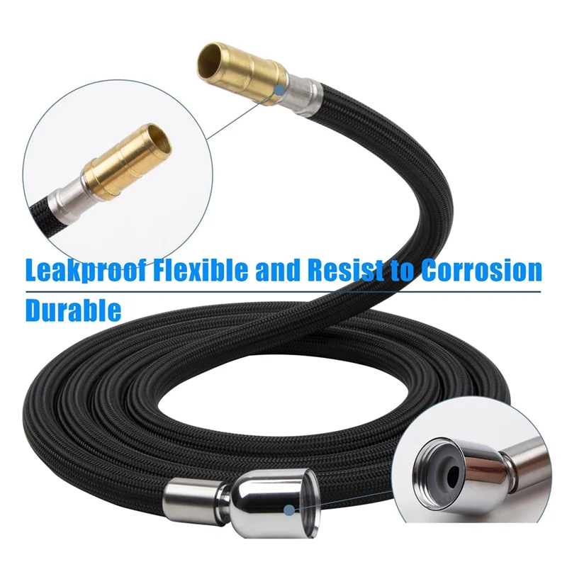 

YWDZ-1114379-BC Faucet Hose Kit For For KOH'ler 1219935-BC Pull-Down Pull Out Kitchen Faucet Hose Replacemnet Part Kit