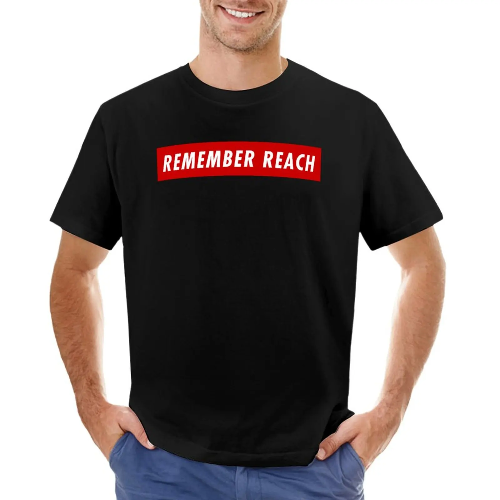 REMEMBER REACH T-shirt oversizeds heavyweights Aesthetic clothing animal prinfor boys t shirts for men