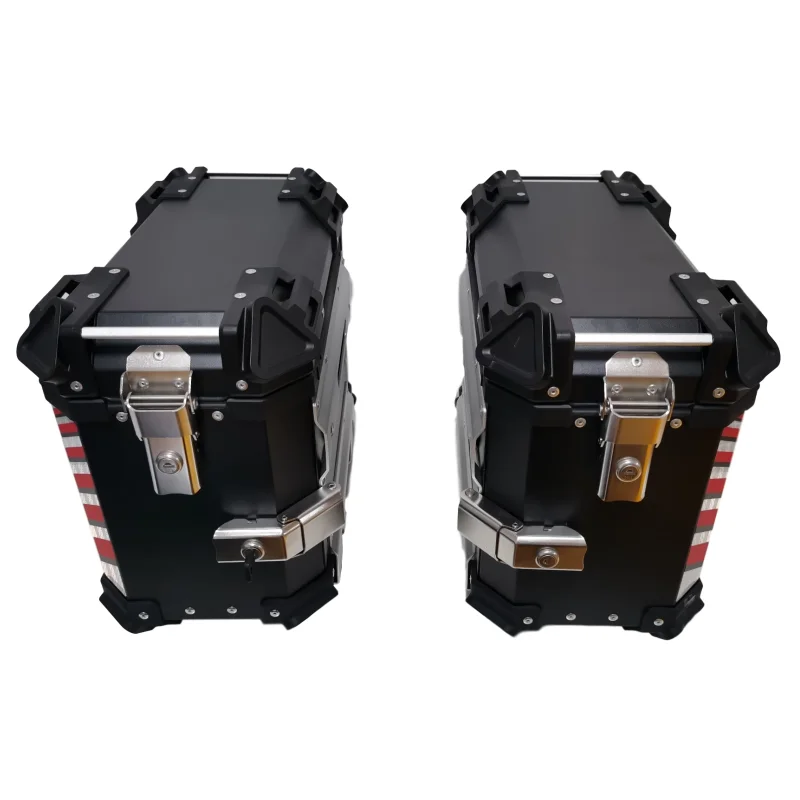 38L motorcycle side box aluminum tail box back shell skirt support case