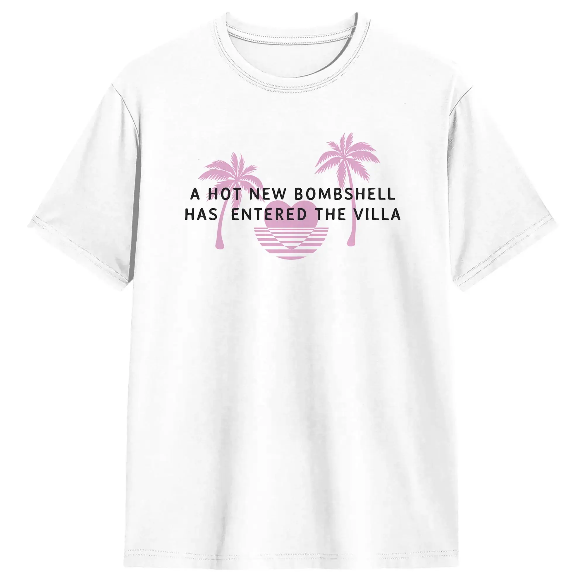 Man T Shirt Hot New Bombshell 80s Aesthetic Comfort Colors Adult T-Shirts Hipster  Summer Tee Shirt Streetwear Cotton Clothing